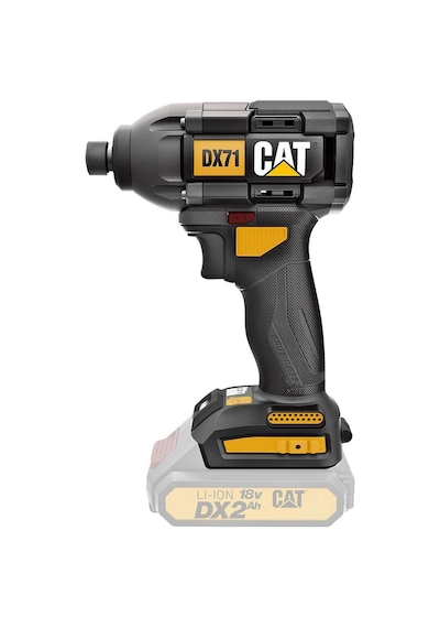 CAT DX71B 18V 215 Nm Kömürsüz Profesyonel Şarjlı Darbeli Tornavida Akü Hariç