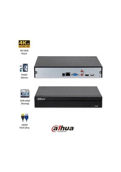Nvr2104-4ks3 4 Kanal 4k Güvenlik Kamera Kayıt Ünitesi