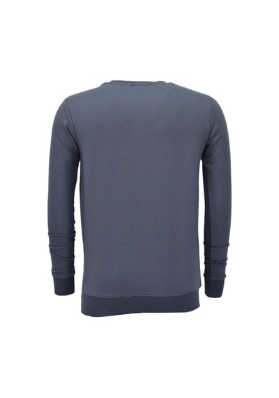 Erkek Spor Mevsimlik Sıfır Yaka Sweatshirt Bgl-st03933 Açık Gri