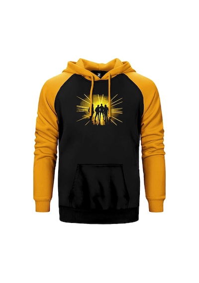 Metallica Lux Æterna Grup Sarı Renk Reglan Kol Kapşonlu Sweatshirt Sarı