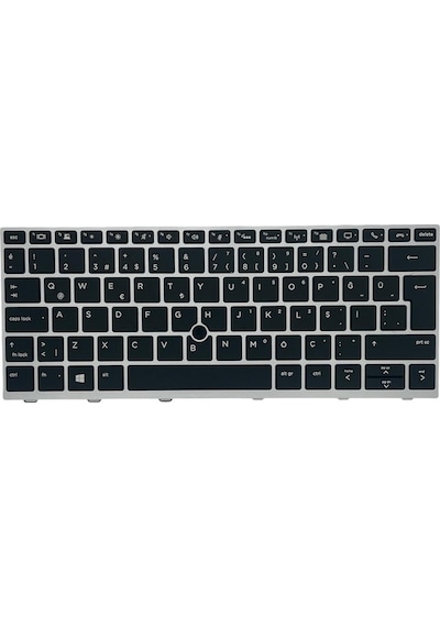 Hp Uyumlu Elitebook 830 G6 6xe59ea , 830 G6 6xe60ea , 830 G6 6xe61ea Işıklı Klavye Siyah Tr