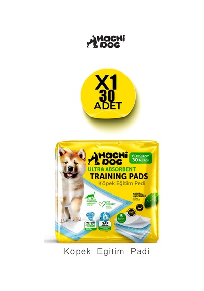 Köpek Eğitim Pedi 60x90 5 Katman 30 Adet Yellow Pack