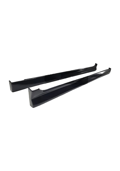 Opel Corsa D Opc Yan Marşpiyel Seti Plastik 2 Adet Mat Siyah 2006 - 2014 Karlık+ek+bodykit