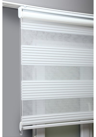 Pileli Beyaz Zebra Stor Kaliteli Güneşlik Perdeler Pileli Beyaz Zebra Stor Kaliteli Güneşlik Perdeler