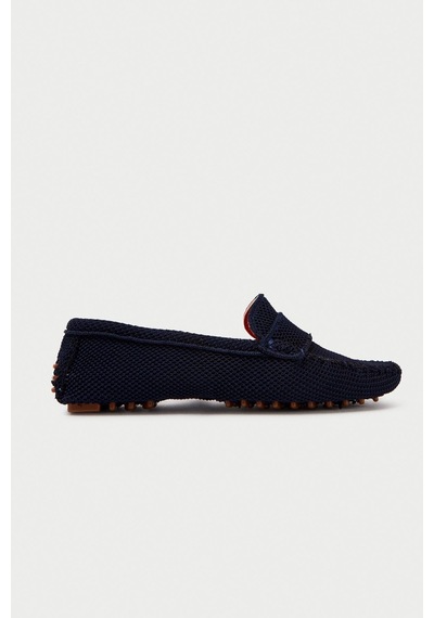 Mubiano Summer Kadın Triko Lacivert Babet & Loafer -mstb2020-lcv Lacivert