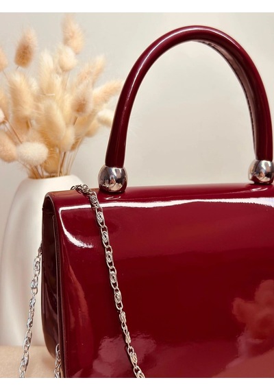 Elora Atelier Elora Gloss Bordo Çanta Çok Renkli