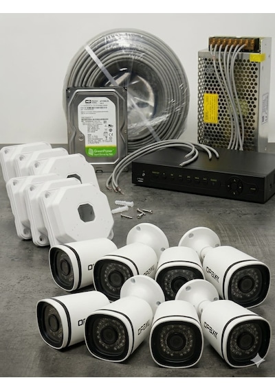 Opax 2 Mp 8 Li Ahd Kamera Seti