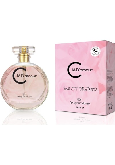 Cle D'Amour Sweet Dreams Women Vegan EDP Kadın Parfüm Çiçeksi 3 x 50 ML