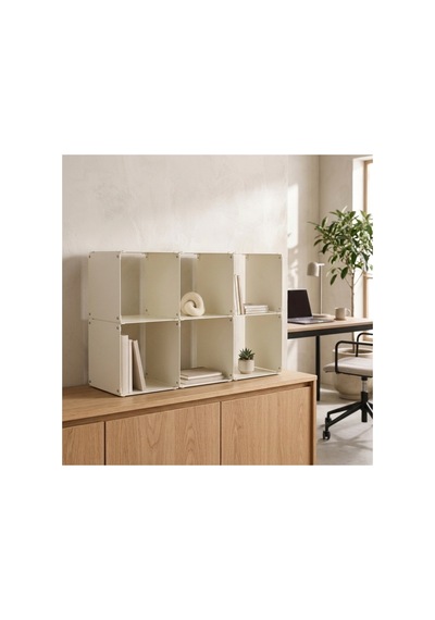 Node 6'lı Modüler Metal Açık Raf Ünitesi Konsol Ve Masaüstü Kitaplık 50x33 Cm Krem - 944245501 Krem Node 6'lı Modüler Metal Açık Raf Ünitesi Konsol Ve Masaüstü Kitaplık 50x33 Cm Krem - 944245501 Krem