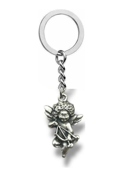 Ok Atan Eros Figürlü Unisex Metal Anahtarlık Mitolojik Aşk Ve Tutku Temalı Anlamlı Aksesuar