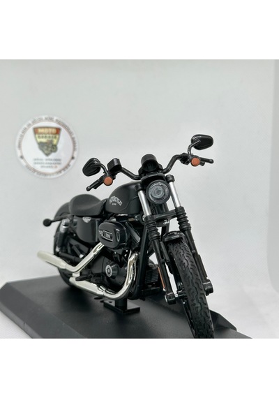 Harley Iron 883 Cruiser Chopper 1:12 Diecast Motosiklet Model Oyuncak