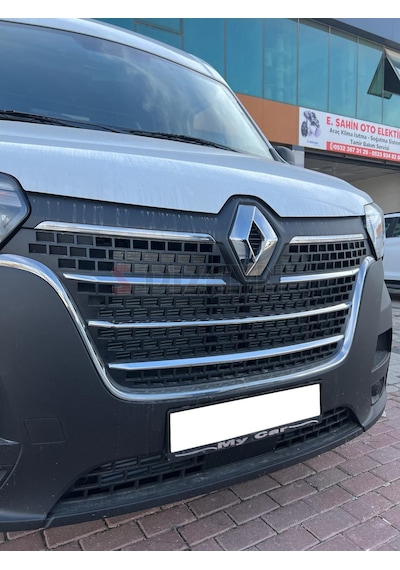 S-dizayn Renault Master Krom Ön Panjur 4 Prç. 2019 Üzeri