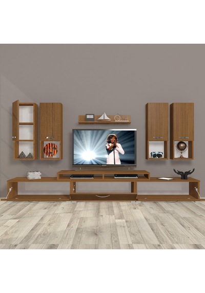 Decoraktiv Ekoflex 8da Slm Tv Ünitesi Tv Sehpası Ceviz