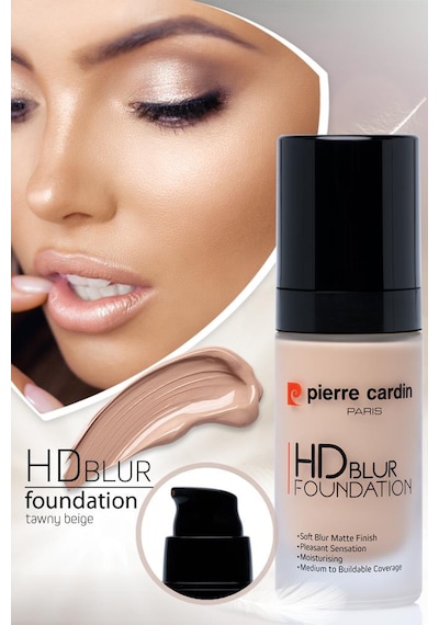Pierre Cardin Hd Blur Pürüzsüz Görünüm Veren Mat Fondöten Tawny B