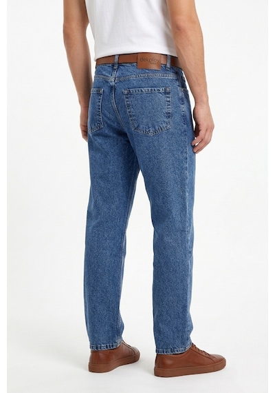Dynamo Erkek Baggy Jeans Pantolon Bgl-st05448 Mavi