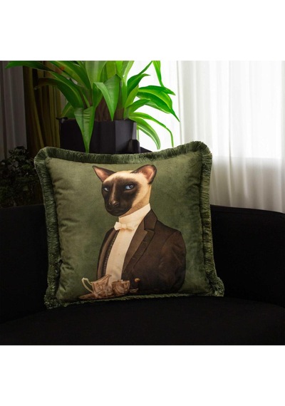 Mr. Cat Yastık/kırlent Dolgu Boncuk Elyaf, Ulusl. Yıkama Ve Solmama Sertifikası Çok Renkli