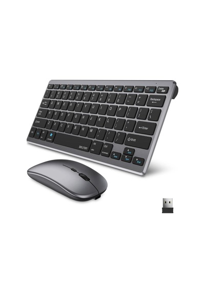 Telefon Tablet Ve Bilgisayar Uyumlu Kablosuz Klavye Mouse Kombini - Stepco5350-9379 Renkli