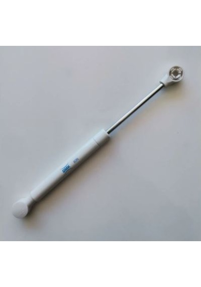 Gazlı Piston Dolap Amortisörü Beyaz Kapak Hidroliği 27 Cm 80n