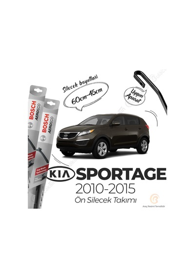 Kia Sportage Muz Silecek Takımı 2010-2015 Bosch Aeroeco N11.3982