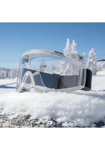 Kayak Gözlüğü Şeffaf Ventilli Güneş Kar Koruyucu Gözlük Uv Korumalı Snowboard Glasses Gözlük Şeffaf
