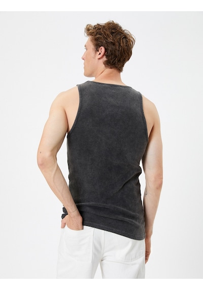 Koton Yıkamalı Atlet Bisiklet Yaka Slim Fit Kolsuz Antrasit 4wam30001hk 4WAM30001HK931 Koton Yıkamalı Atlet Bisiklet Yaka Slim Fit Kolsuz Antrasit 4wam30001hk 4WAM30001HK931