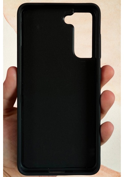 Samsung Galaxy S21 Fe Yıldız Tozu Premium Siyah Silikon Kılıf