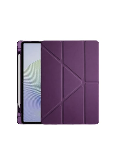 Redmi Pad 2 Kalemlikli Mars Tablet Kılıfı - Mürdüm Arka Kapak