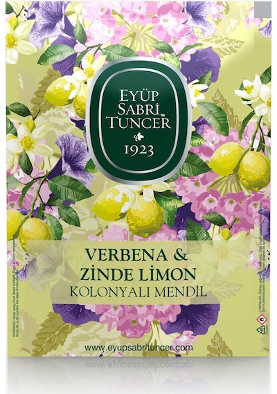 Eyüp Sabri Tuncer 65 Derece Verbena & Zinde Limon Kolonyalı Mendil Büyük Boy 30'Lu