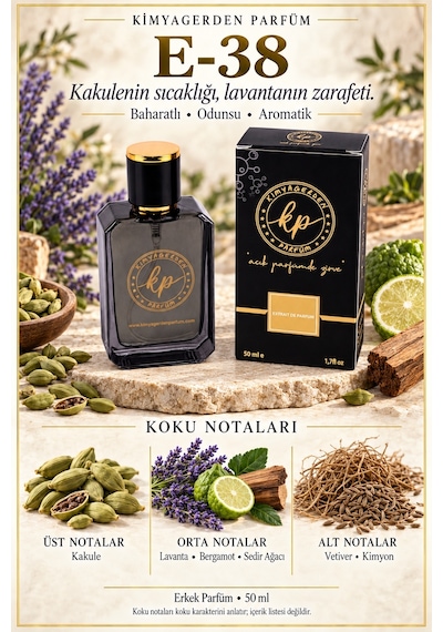 KP E-38 Erkek Parfüm EDP 50 ML