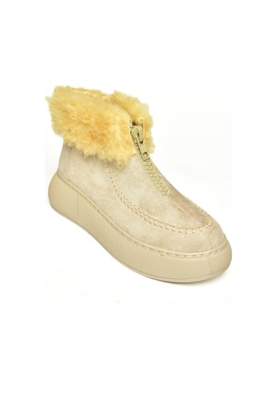 Fox Shoes T811231102 Bej Süet Kadın Bot Bej-süet Bej