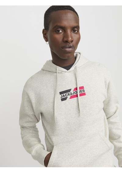 Jack & Jones Jjcorp Graphıc Sweat Hood Noos Beyaz