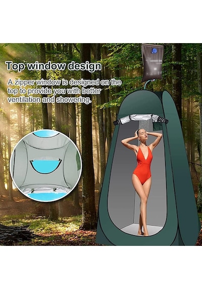 Kamp Pop Up Tuvalet Çadır Duş Gizlilik Çadırı Taşınabilir Değişen Soyunma Çadırları Odası Güneşlik Açı Çok Renkli