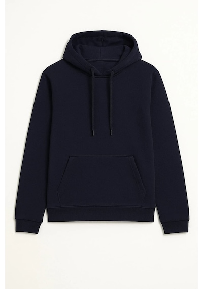 Markapia Erkek Kapüşonlu Cepli İçi Polarlı Sweatshirt Çok Renkli S Laci Vert