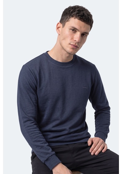 Slazenger Klahan I Erkek Lacivert Sweatshırt