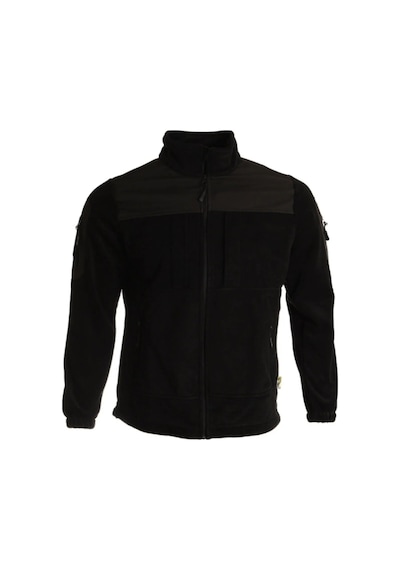 Karcamp 6 Cepli Softshell Robalı Mikro Polar Mont Ceket Siyah Karcamp341