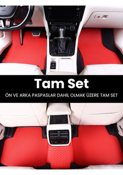 Toyota-land Cruiser Prado- 2009-2019 İçin Eva İç Paspas Takımı Metal Topukluk Hariç -412