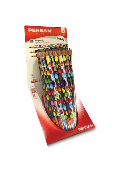 Pensan Balon Flimli Kurşun Kalem-yeni Ürün Pe96000/72 Çok Renkli