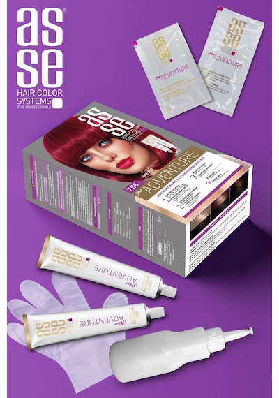 Asse Adventure Set Saç Boyası 7.66 Ateş Kızılı