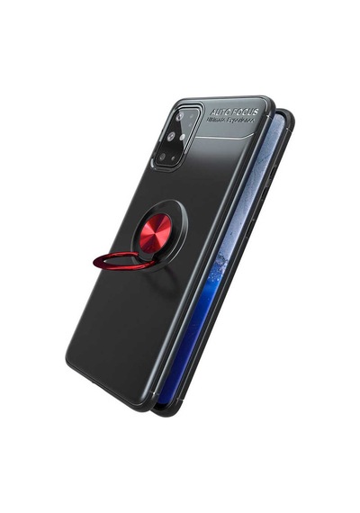 Galaxy S20 Plus Kılıf Zore Ravel Silikon Kapak Siyah-Rose Gold