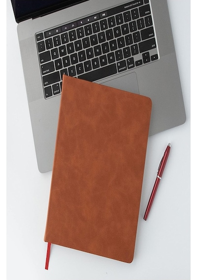 A4 Kareli Defter 160 Yaprak 1 Adet Siyah Termo Deri Kapaklı Defter 21x29cm Okul Defteri Kareli Defter Deri Kapaklı