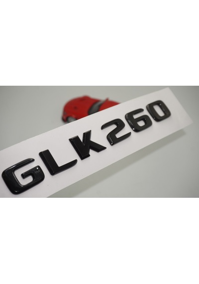 GLK 260 Bagaj Parlak Siyah ABS 3M 3D Yazı Logo