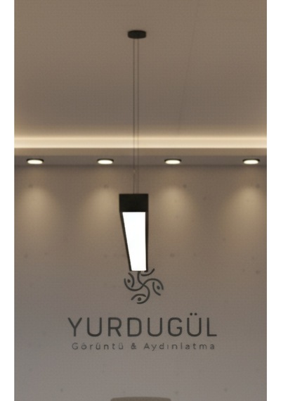 120 Cm Plastik Kasa Lineer Aydınlatma 10 Cm Genişlik 6500k Beyaz Işık Diğer