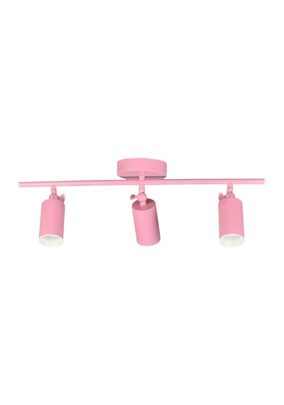 Spoti 3'lü Pembe Renk Gün Işığı Modern Tasarım Salon - Mutf...