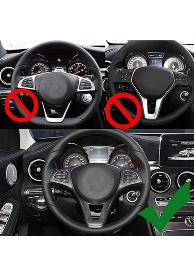 Dk Tuning Mercedes Benz Direksiyon Gerçek Karbon Fiber 3m Trim Ka
