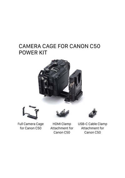 Camera Cage Power Kit For Canon C50 Black