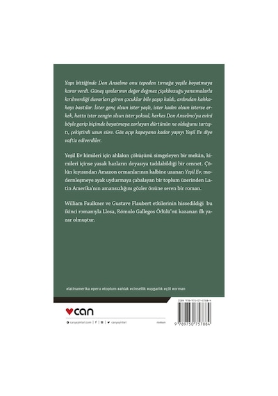 Yeşil Ev - Mario Vargas Llosa - Can Yayınları