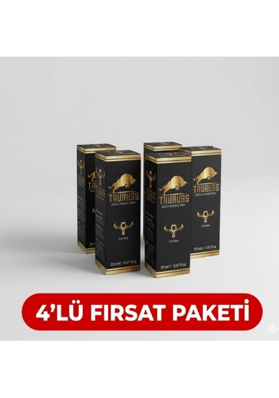 Tauruss Masaj Spreyi 4 x 20 ML