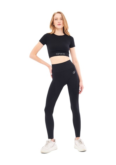 Giorgina Ferri Yumuşak Dokulu, Esnek Yoga, Koşu, Spor Ve Günlük Crop Top Mila