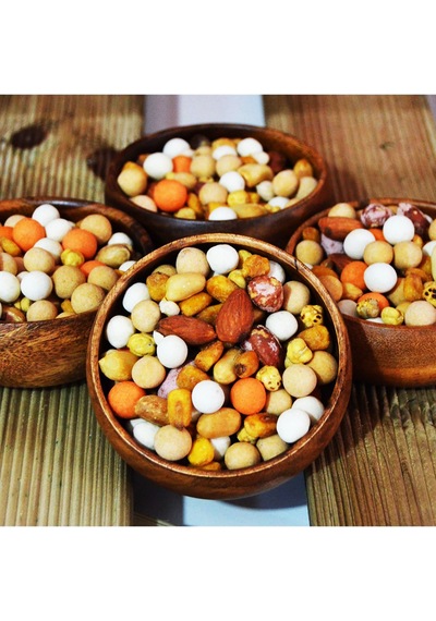Bambu Çerezlik 4 Lü Sunum Kabı
