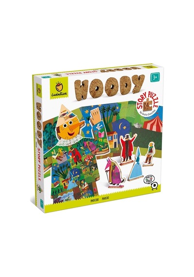 Woody Story Puzzle - Pınocchıo Canlı Renkler